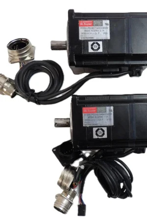 Sanyo Denki P50B07040HXS00M AC Servo Motor BL Super P5 Lot of 2 Working
